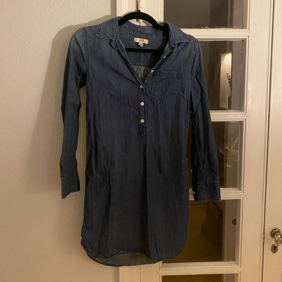 J. Crew Chambray Shirt Dress - Picture 6 of 8